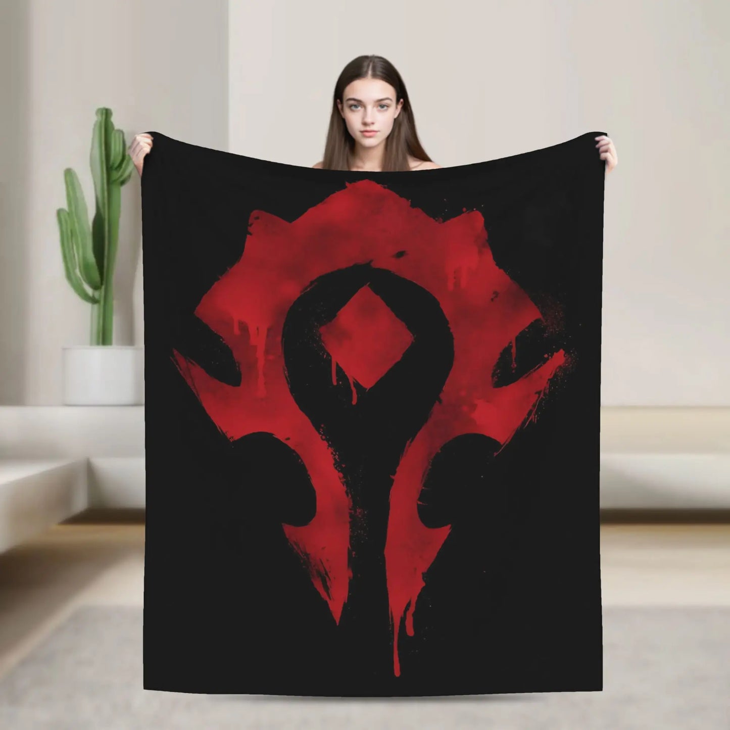 WOW World of Warcraft Arthas Retro Game Blanket  Soft Plush Bedding Throws For Home Decor Travel Flannel Bedspread Bed Cover
