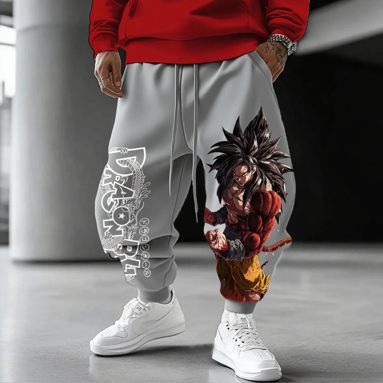 2026 Sommer Dragon Ball Goku 3D-Print-Jogginghose, schnelltrocknende Oversized Outdoor Hip-Hop-Freizeithose für Herren, Damen und Kinder, Y2K