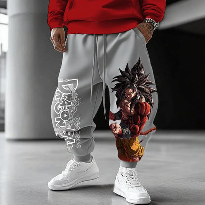 2026 Sommer Dragon Ball Goku 3D-Print-Jogginghose, schnelltrocknende Oversized Outdoor Hip-Hop-Freizeithose für Herren, Damen und Kinder, Y2K