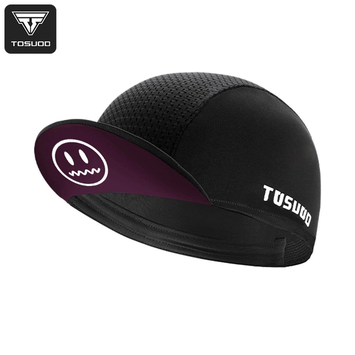 TOSUOD Fahrradmütze – atmungsaktiv, Sonnenschutz, schnell trocknend, hoch elastisch, individueller Stil, Unisex, Outdoor-Sport-Accessoires