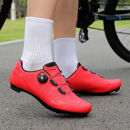 Men's Mountain Bike Shoes MTB, Breathable, Non-Slip, High Hardness, Suitable For Outdoor Road Racing, Mountain Off-Road Riding 37-46