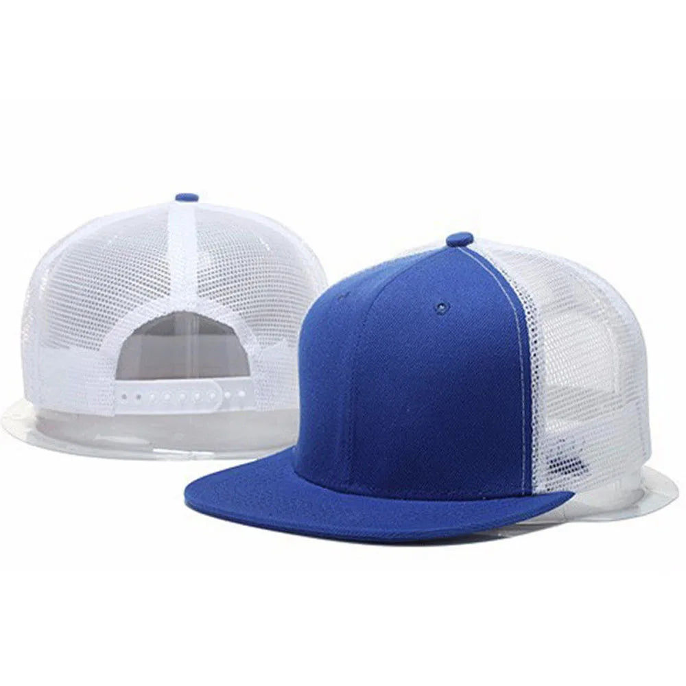 Herren-Kappen, flache Hüte, Hip-Hop-Snapbacks, ausgefallene Baseballkappen mit Nieten, Street-Dance-Kappen, trendige Mesh-Kappen mit Schirm, für Jugendliche, Jungen und Mädchen