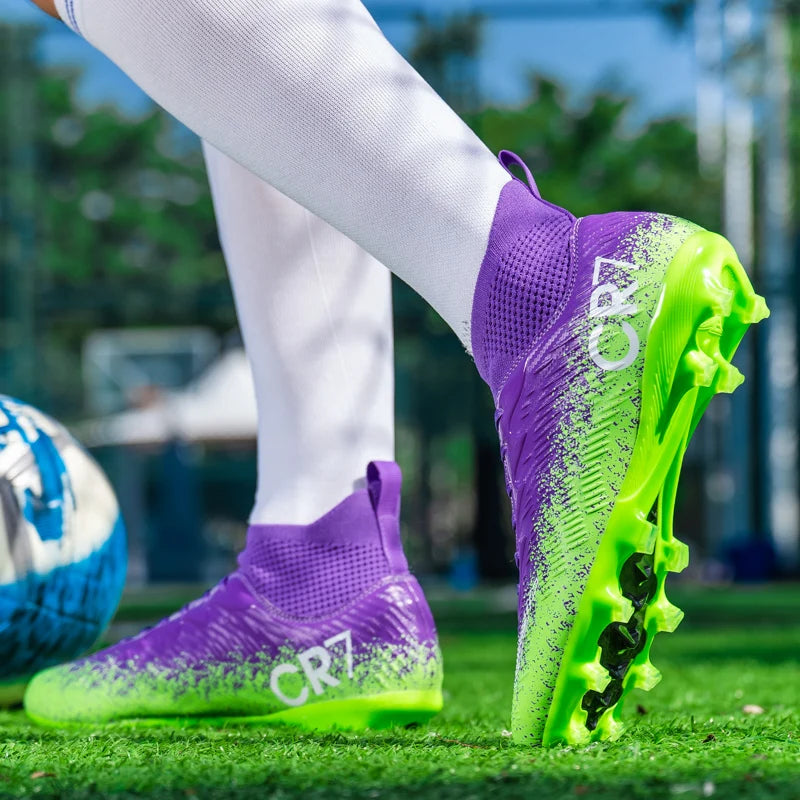Chaussures de football pour adultes à succès cet automne, amortissantes, souples et stables, chaussures de sport à rebond, légères et dotées de crampons