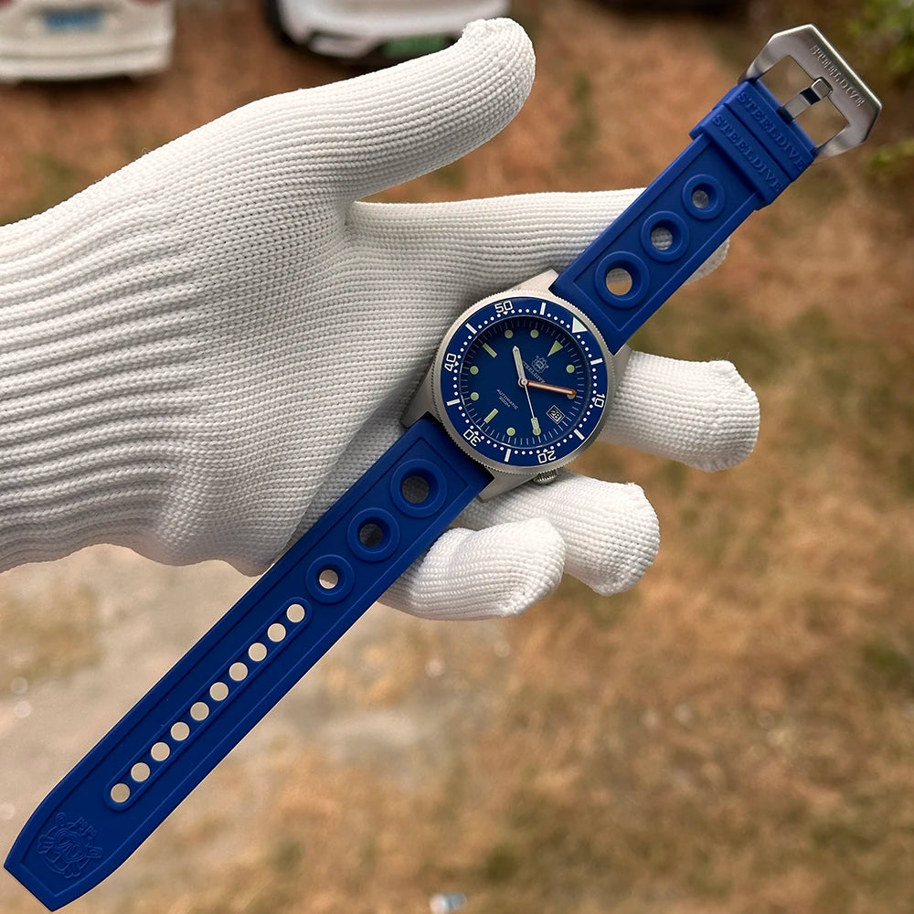 STEELDIVE Official SD1979 High Quality 200M Waterproof 42.5MM NH35 Automatic Ceramic Bezel Sapphire Glass Men Dive Watch Reloj