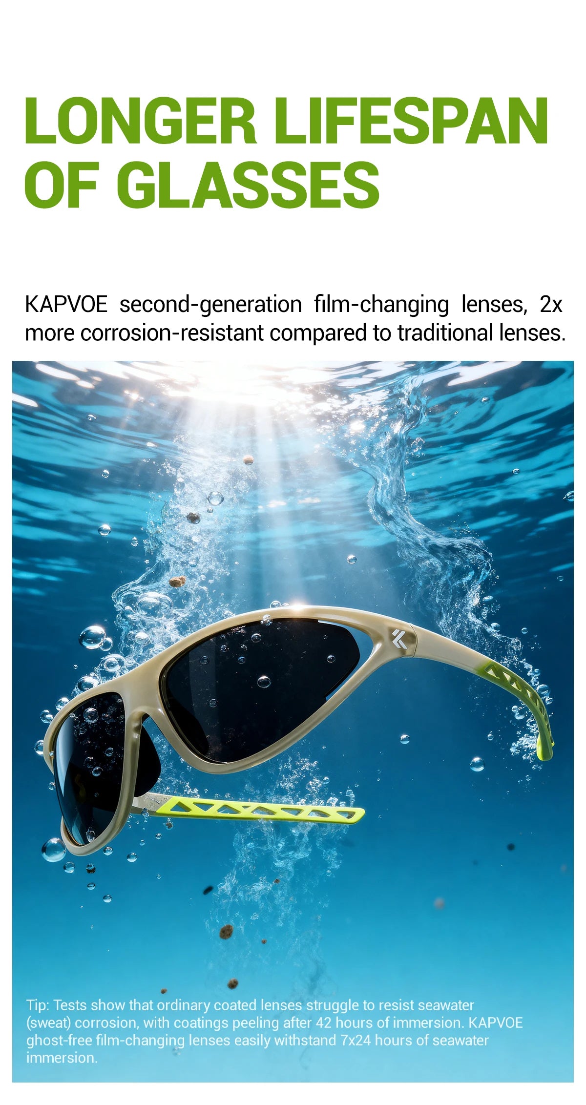 Kapvoe Turistické sluneční brýle Módní sluneční brýle pro muže na kempování Fotochromatické cyklistické brýle Brýle na horská kola Rybářské brýle Sportovní brýle