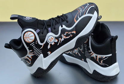 Sales Basketball Shoes Men High-top Sports Outdoor Cushioning Hombre Athletic Male Shoes Comfortable White Sneakers zapatillas