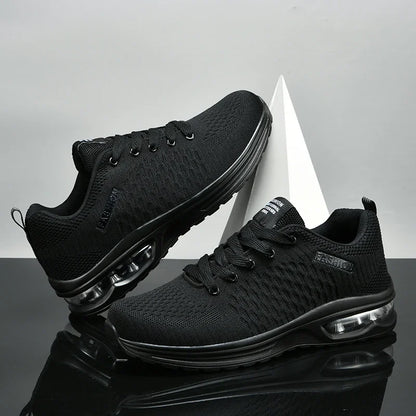 Chaussures de course pour homme, chaussures de sport de plein air, chaussures de tennis décontractées en mesh, chaussures de sport légères à lacets pour le jogging et la salle de sport, nouvelles baskets pour homme