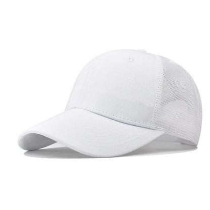 Baseballkasket til voksne Netkasket Lavt buet skygge Hat Unisex Sommerhat Åndbar hat med skygge Forår/efterår-kasket Hiphop-kasket med tæt pasform