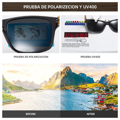 XSW Brand Design Bukové dřevo Ručně vyráběné sluneční brýle Pánské polarizované brýle Outdoorové sluneční brýle pro řízení Zesílený pant 5527