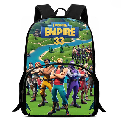Classic Game FortniteS Child Backpacks Lunch Bag Pencil Case Pupil Large Capacity School Bags For Boy Girl Best Gift