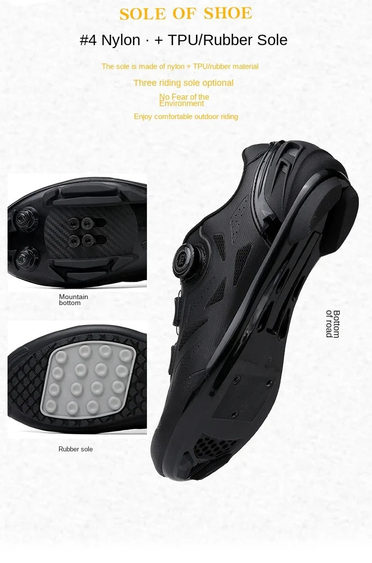 Riding shoes - Men's and Women's MTB cycling shoes - Professional road cycling shoes - Flat shoes - MTB road cycling sports shoe