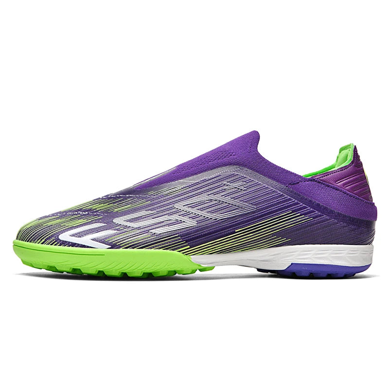 Chaussures de football pour homme, crampons pour gazon, futsal, confortables, pour gazon synthétique, football, sport, ultralégères, FG, antidérapantes, d'intérieur, pour adulte, antidérapantes