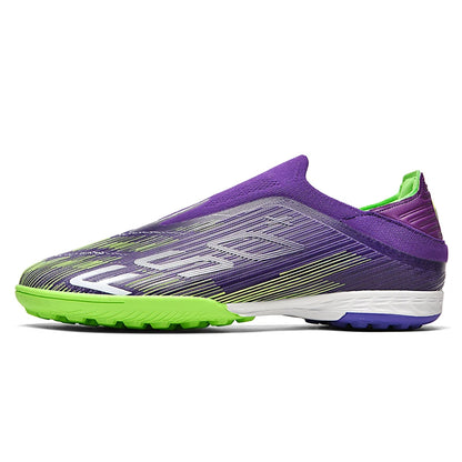 Chaussures de football pour homme, crampons pour gazon, futsal, confortables, pour gazon synthétique, football, sport, ultralégères, FG, antidérapantes, d'intérieur, pour adulte, antidérapantes