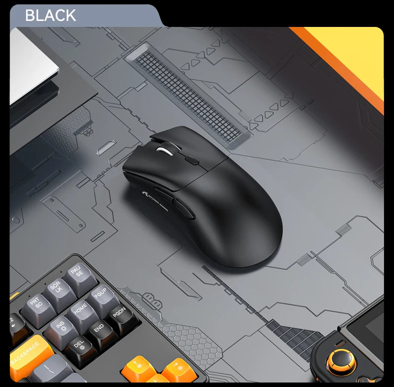 Attack Shark R1 18000dpi Wireless Mouse, 1000Hz, Tri-mode Connection, PAW3311, Macro Gaming Mouse