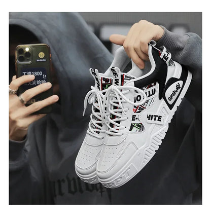 Chaussures de skateboard pour homme, baskets d'été, cuir, décontractées, mode, plein air, course à pied, sport, randonnée, tennis, semelles compensées, de créateurs, de luxe