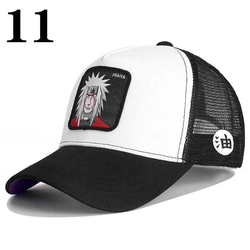 Dragon Ball DRAGONBALL Mesh Cap Cartoon Mesh Cap Men And Women Baseball Cap Fashion Patch Trucker Cap