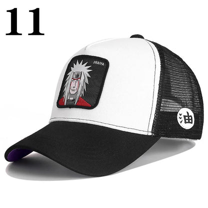 Dragon Ball DRAGONBALL Mesh Cap Cartoon Mesh Cap Men And Women Baseball Cap Fashion Patch Trucker Cap