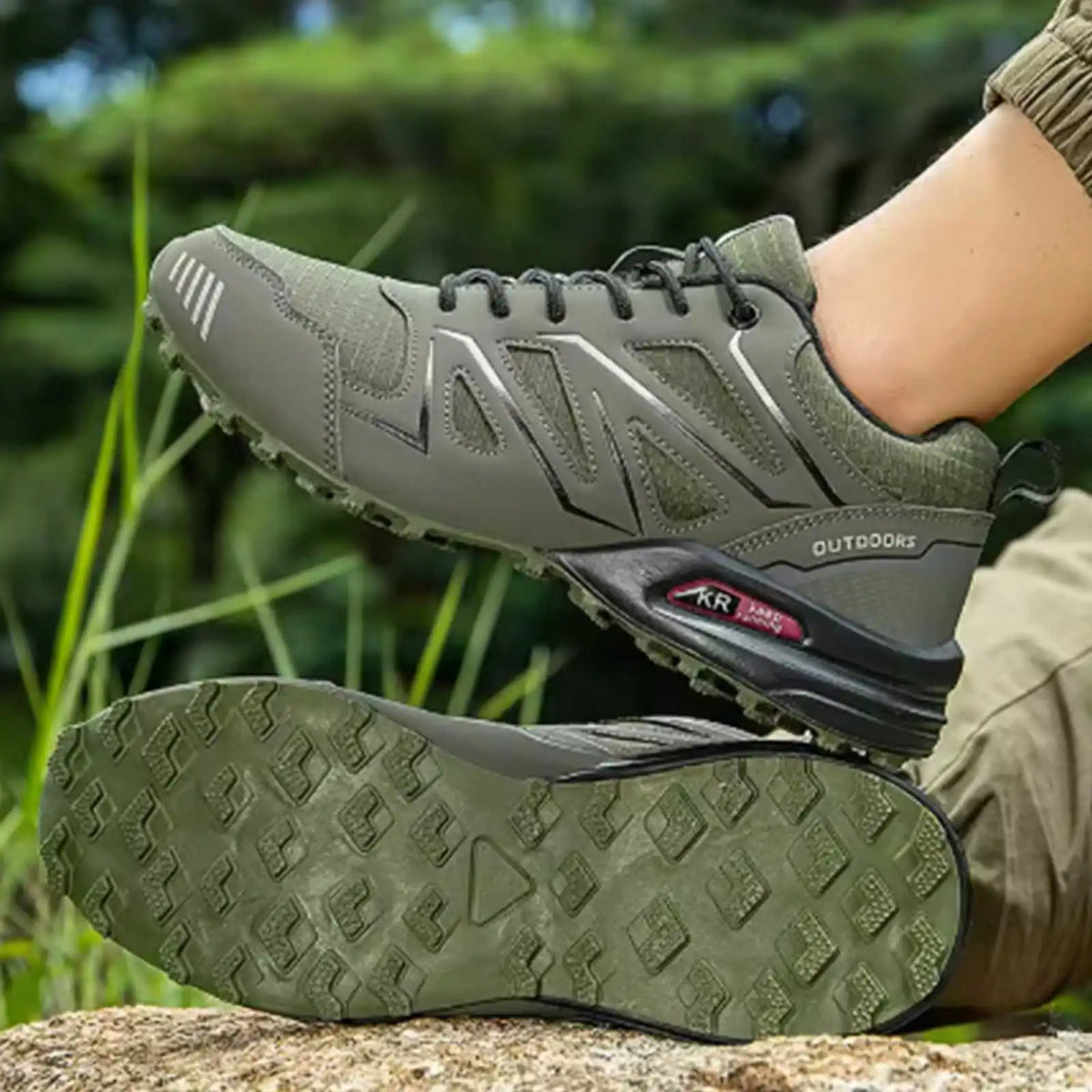 Lockless-Fahrradschuhe für Herren, Outdoor-Wander- und Cross-Country-Schuhe mit rutschfester Sohle, atmungsaktive Sportschuhe, Rennradschuhe