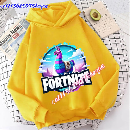 New Fortnites Kids Sweatshirts Cartoon Game Character Printed Hoodie Autumn Casuals Children Tops Winter Baby Boys Clothing