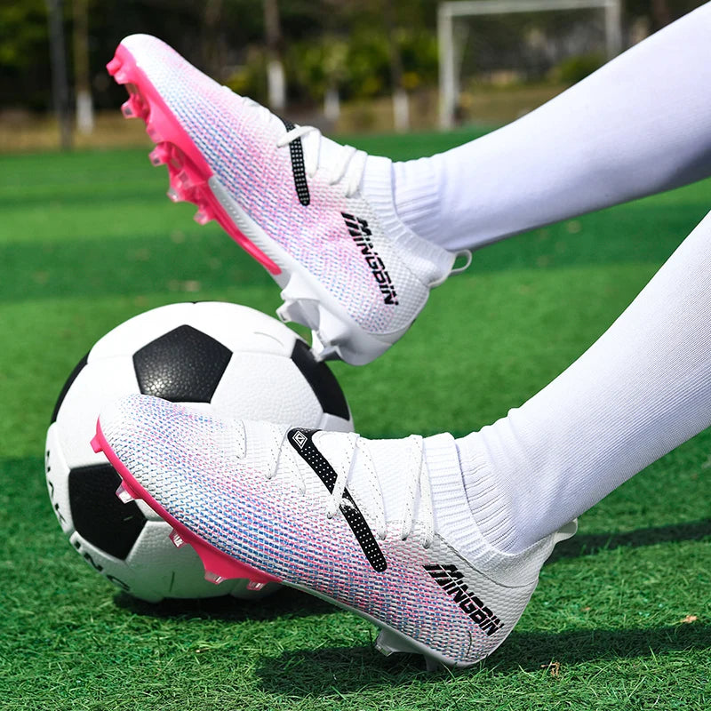Turf voetbalschoenen Professionele voetbalschoenen voor heren Ademende mesh Jeugdvoetbalschoenen Antislip herensneakers Society Chuteira