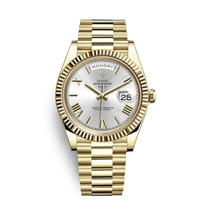 2025 New Gold Watch For Men Water Resistant Quartz Wristwatch Top Brand Luxury Casual AAA Male Wrist Watch Friend Gilft Relogio