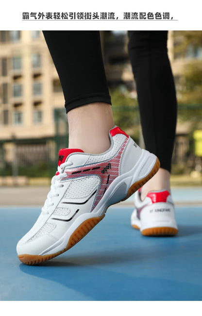 Nové profesionální badmintonové tenisky 2025, pánská tenisová obuv, prodyšná protiskluzová volejbalová sportovní obuv pro muže i ženy