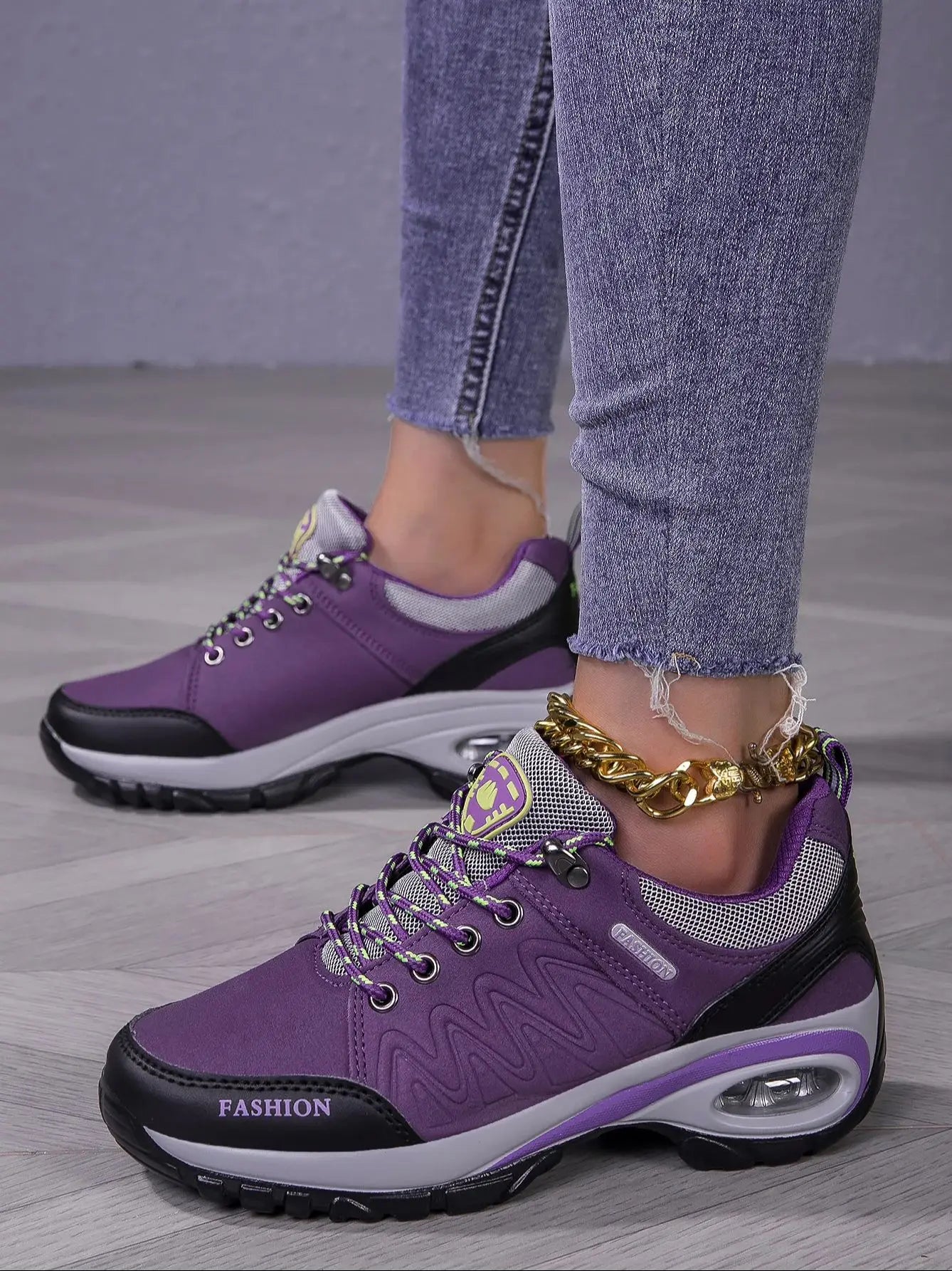 Sapatos de caminhada para mulher 2025 primavera e outono novos, antiderrapantes, para corrida todo-o-terreno, caminhada e desporto