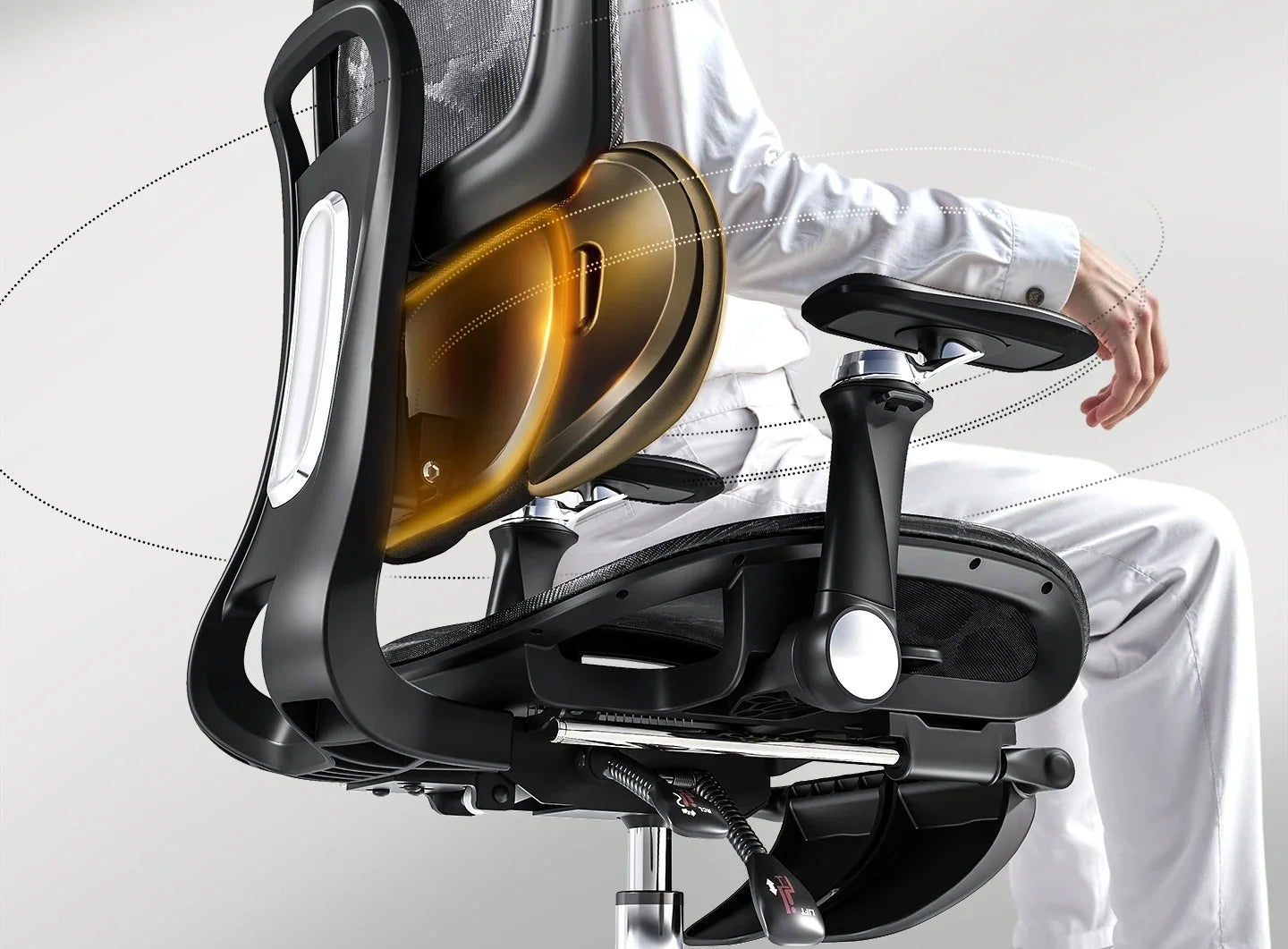 Modern Gaming Chair Racing Style Ergonomic Office Chair with Headrest & Footrest, Comfortable Gamer Desk Chair for Home, Computer Setup and Work