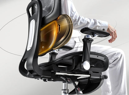 Modern Gaming Chair Racing Style Ergonomic Office Chair with Headrest & Footrest, Comfortable Gamer Desk Chair for Home, Computer Setup and Work