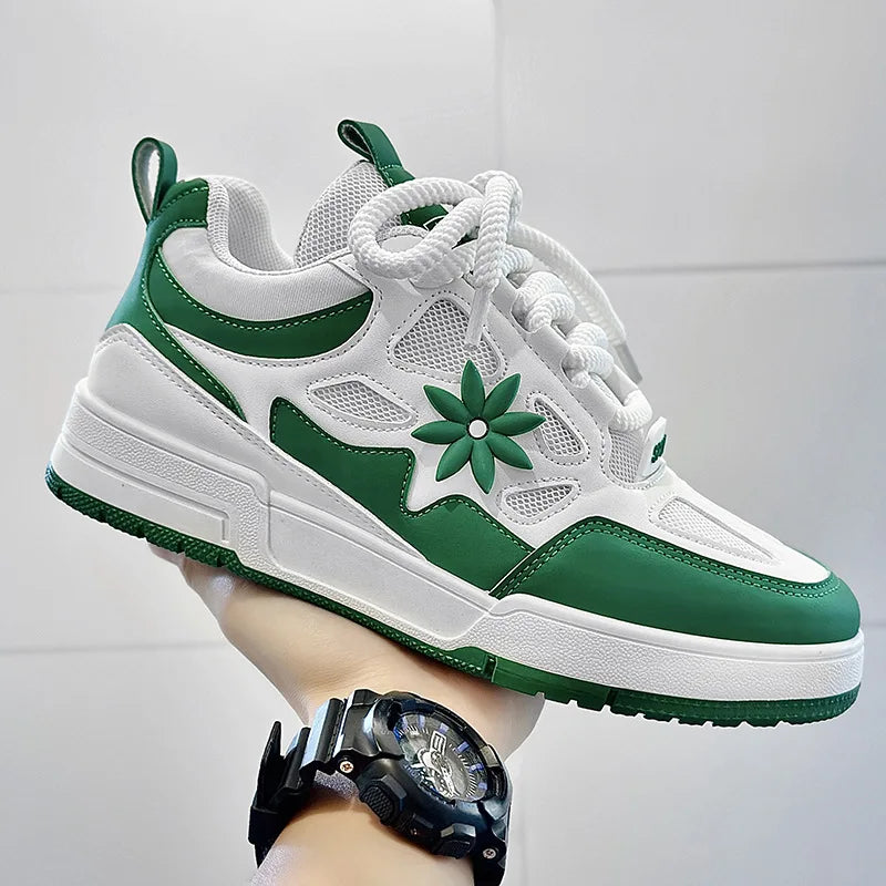 Mode Herrenschuhe Trend Street Skateboard-Schuhe Herren Luxusmarke Trainingssneaker Mesh atmungsaktive Freizeitschuhe Tenis Masculino