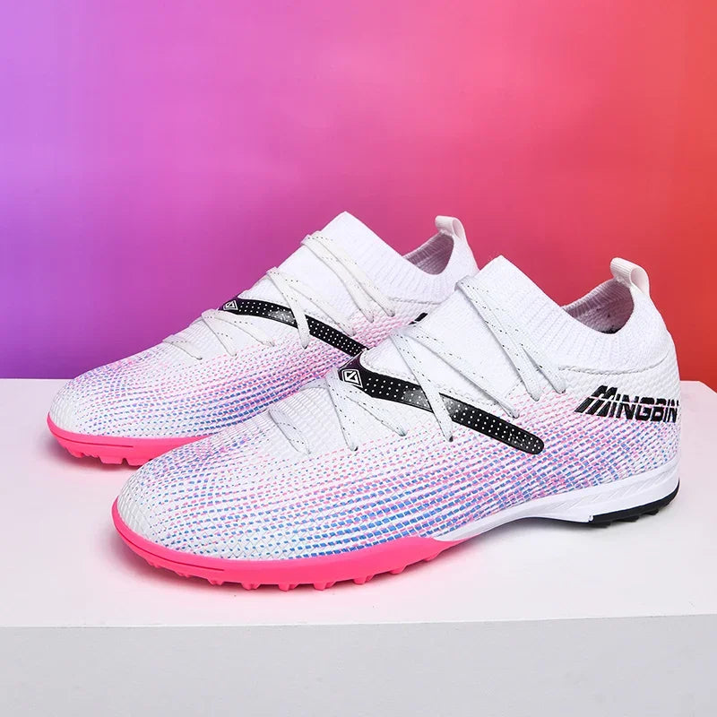 Chaussures de football pour homme, crampons, chaussures de football professionnelles, mailles respirantes, football junior, baskets antidérapantes pour homme, Society Chuteira