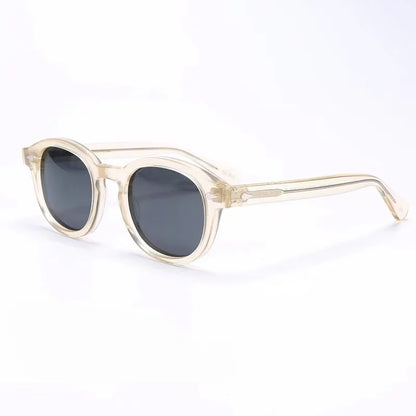 Lunettes de soleil polarisées Johnny Depp LEMTOSH Premium tendance pour homme et femme, montures vintage en acétate, carrées, pour homme et couple