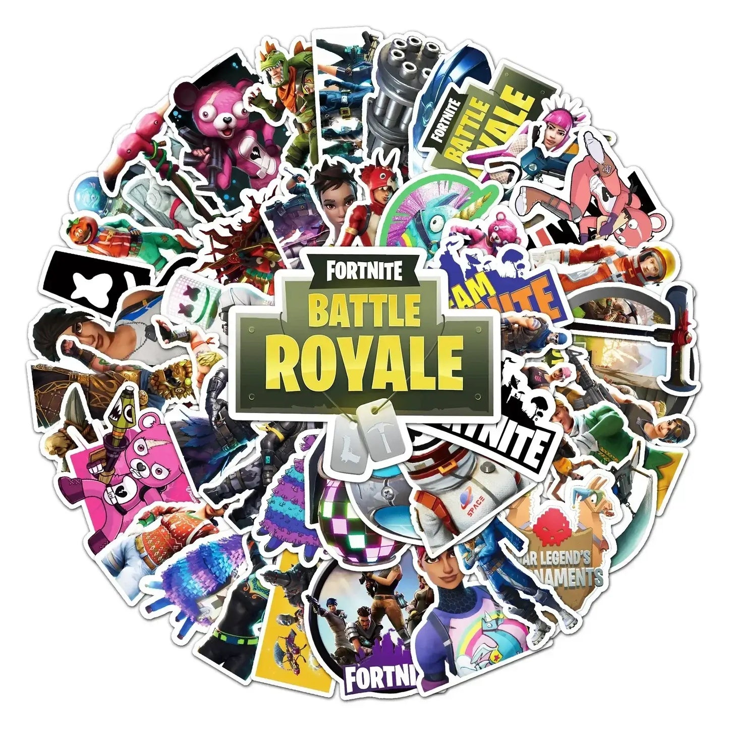 Victory Royale Student Boys Girls Fortnited Capacity Stationery PencilCase Peely Llama Hero Children's Pen Box Kids Teen Bags