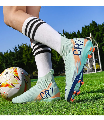 Chaussures de football pour homme, chaussures de futsal professionnelles, chaussures de football de haute qualité, crampons, femmes, unisexe, ultralégères, TF/FG, baskets