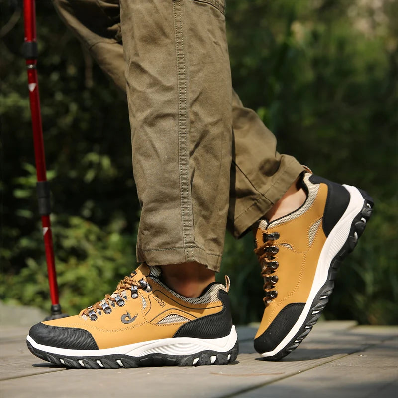 Zapatos de piel para hombre, calzado casual para hombre, zapatillas de primavera, otoño e invierno, calzado masculino tipo tenis, ligero para caminar