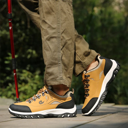 Zapatos de piel para hombre, calzado casual para hombre, zapatillas de primavera, otoño e invierno, calzado masculino tipo tenis, ligero para caminar