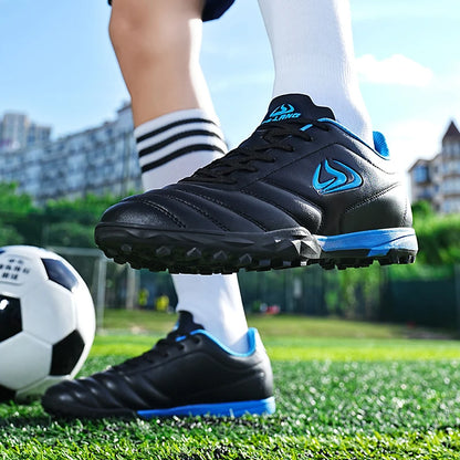 Zapatillas deportivas unisex de talla grande para entrenamiento y juego, para adultos, interior, exterior y césped, jóvenes y estudiantes, calzado de fútbol 39-45#