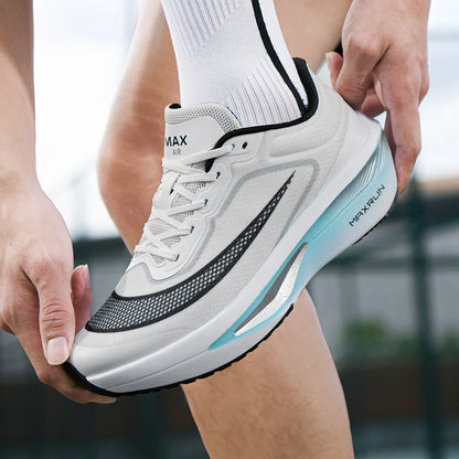 Chaussures de course pour homme : baskets d'automne respirantes, de marathon, professionnelles, légères, plates, confortables et décontractées pour homme