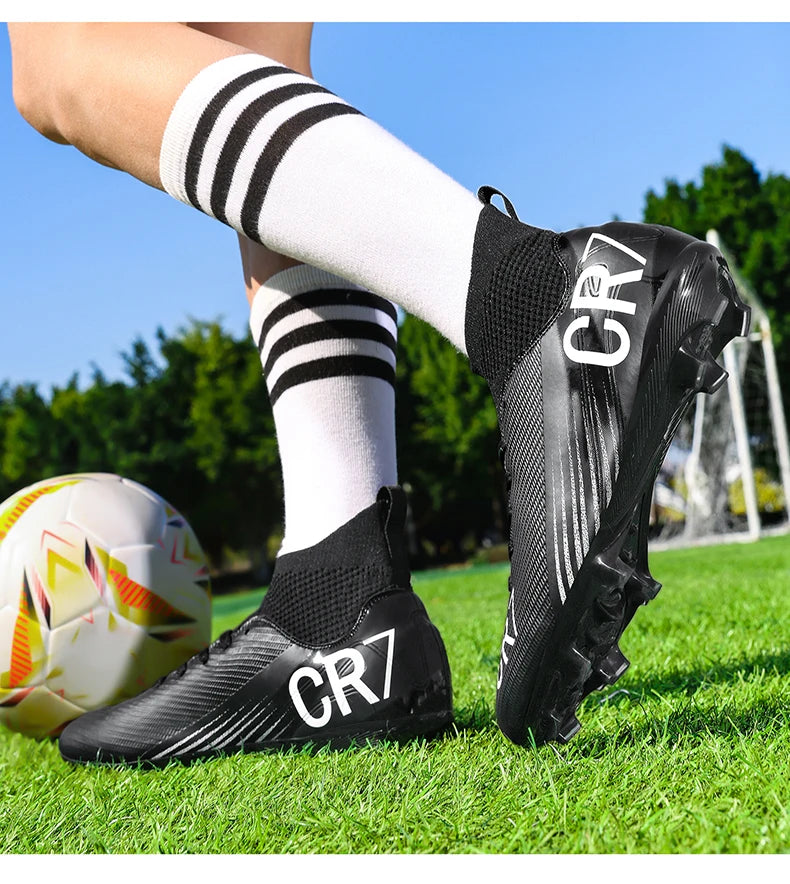 Chaussures de football pour homme, chaussures de futsal professionnelles, chaussures de football de haute qualité, crampons, femmes, unisexe, ultralégères, TF/FG, baskets