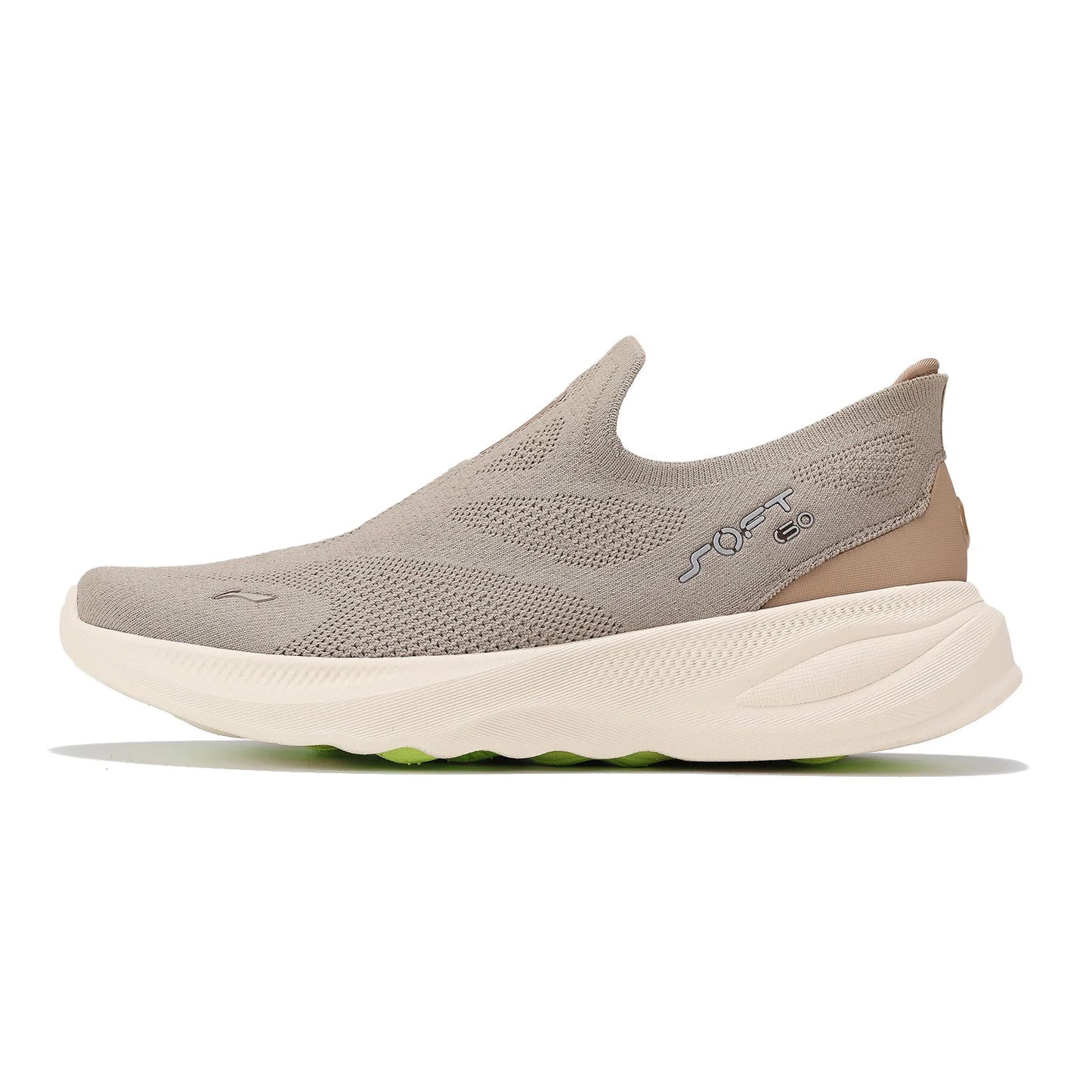 Scarpe casual da passeggio slip-on da uomo Li-Ning SOFT GO 2 KNIT, ammortizzate, comode e stabili, sneakers sportive quotidiane in mesh per jogging LiNing AGLV017
