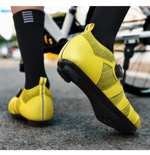 Professional Men's Road Cycling Shoes Breathable Women's MTB Bike Shoes Racing Speed Sneakers Mountain Bicycle Footwear for Shimano