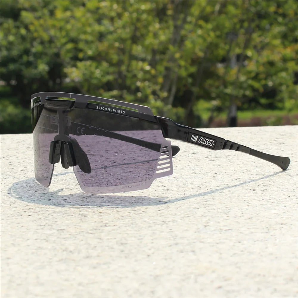 Cyklistické brýle Scicon Outdoorové sportovní sluneční brýle Pánské MTB cyklistické fotochromatické brýle Dámské silniční a horské cyklistické brýle
