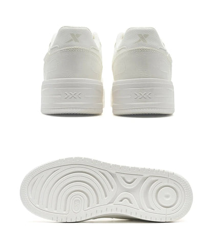Xtep Skateboardsko 2025 Sommer lette sportssko med tyk sål, lave moderigtige sneakers i streetstyle 875319310016