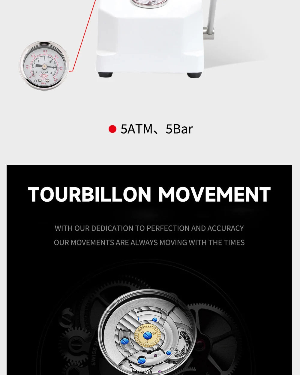 Tourbillon Master Men's Watch 2025 Limited Edition Luxury Business Watch Father Gift Automatic Movement
