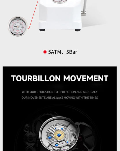 Tourbillon Master Men's Watch 2025 Limited Edition Luxury Business Watch Father Gift Automatic Movement