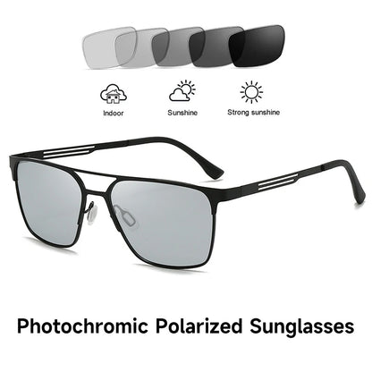 Fotochromatické polarizované sluneční brýle pro muže, UV400, sluneční brýle pro outdoorové aktivity, řízení, rybaření a piloty