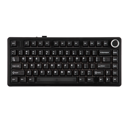 EPOMAKER x AULA F75 Ultra VIA programmierbare mechanische Tastatur, 75 %, ANSI-US-QWERTY-Layout, Gasket-Mount, kabelgebunden/Bluetooth/2.4Ghz kabellos