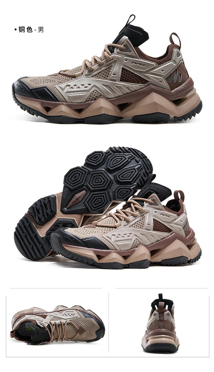 RAX Running Shoes Men & Women Outdoor Sport Breathable Lightweight Sneakers Air Mesh Upper Anti-Slip Natural Rubber Outsole