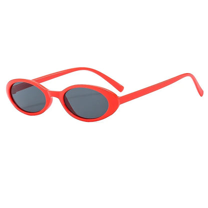 Malé oválné sluneční brýle pro ženy a muže, trendy, vintage, hip hop, kočičí oči, dámské, leopardí, černé, punkové, UV400, Oculos