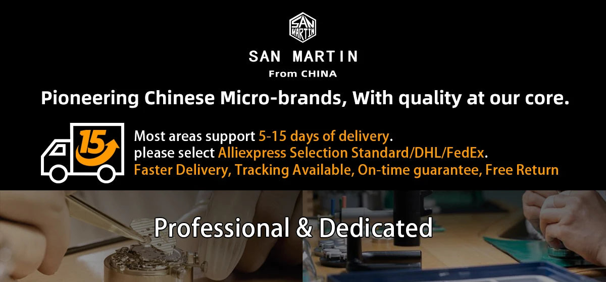San Martin 37.5mm 40mm Classic Simple Dial Men Diver Watch Miyota 9015 Luxury Automatic Mechanical Watch Waterproof 200m SN0148